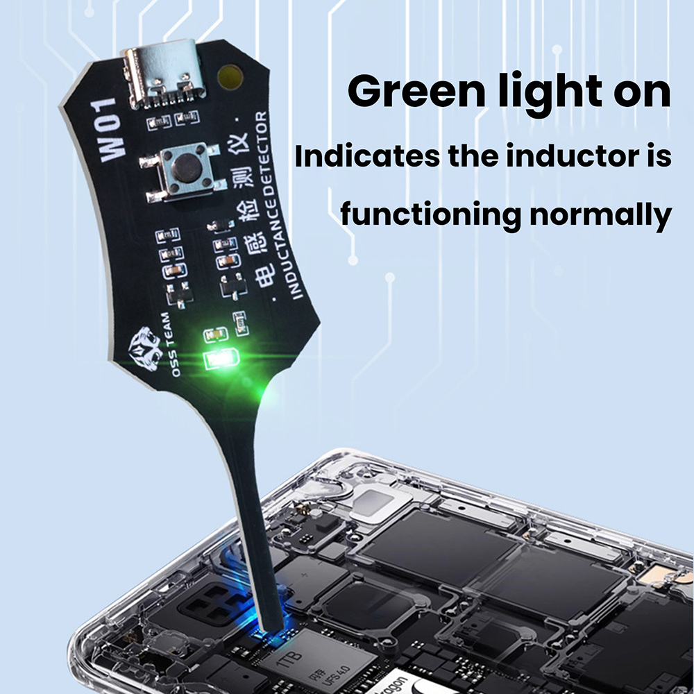 Co Detector Plug - W01 Type C Inductance Tester Mainboard