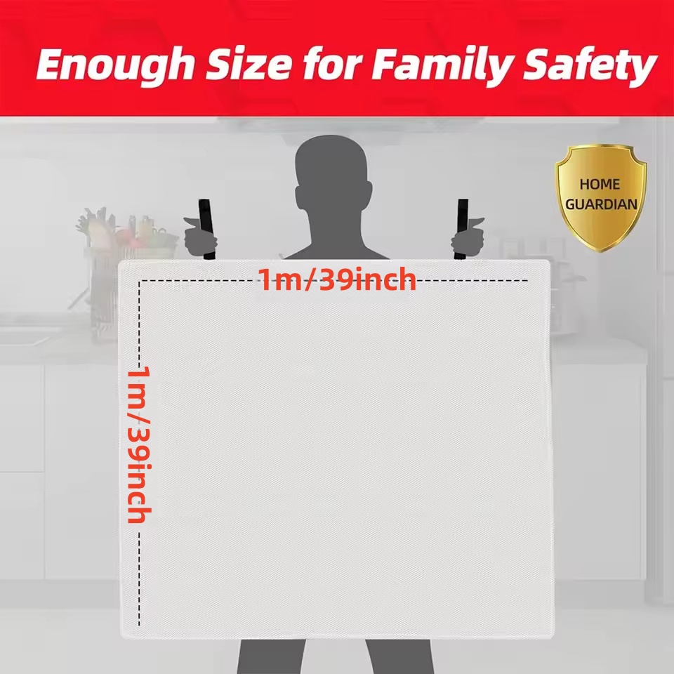1mx1m Fire Blanket Emergency E - Fire Blanket Kitchen avaliação e preço
