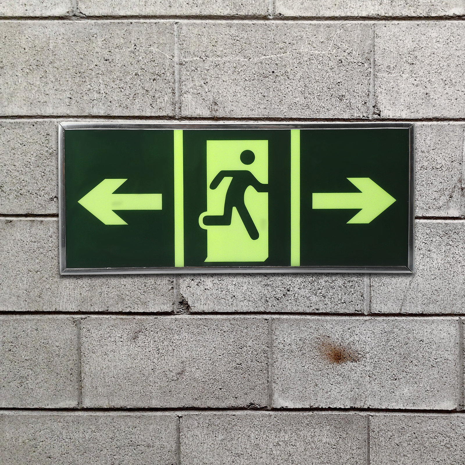 2Pcs Glow Exit Sticker Premium - Emergency Exit Sign avaliação e preço