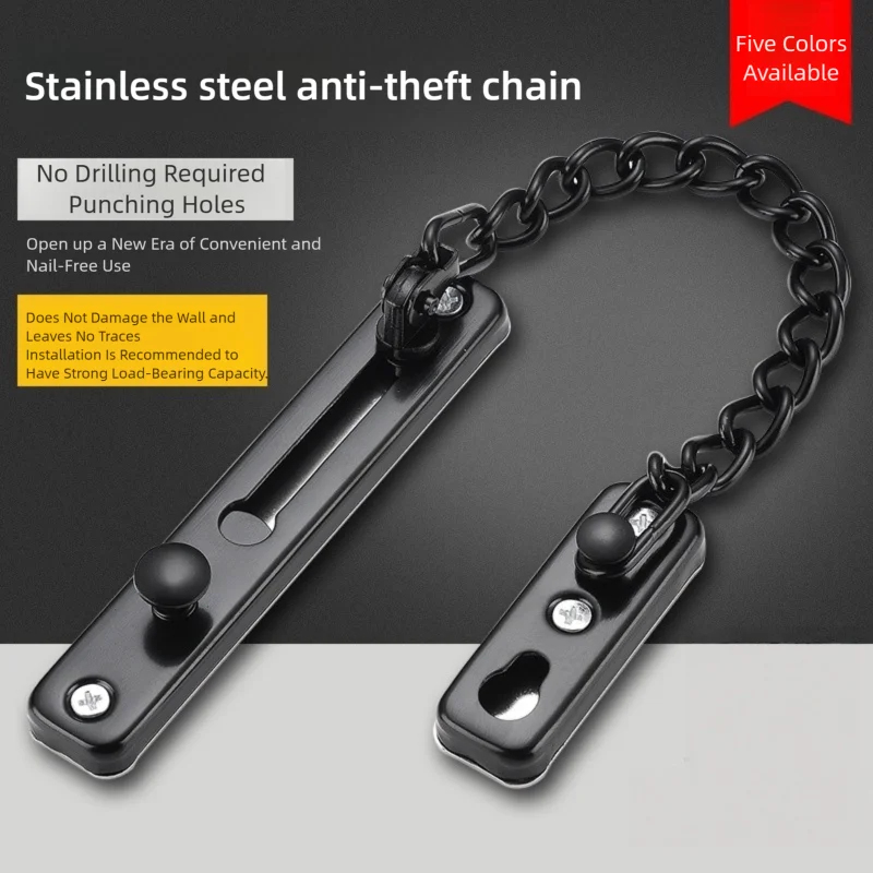 Heavy-Duty Polished Press Latc - Security Chain Door avaliação e preço