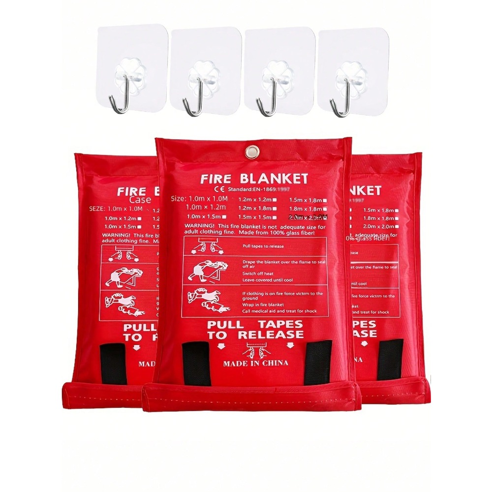Fire Blanket 39.37 X 39.37 Inc - Fire Blanket Kitchen avaliação e preço