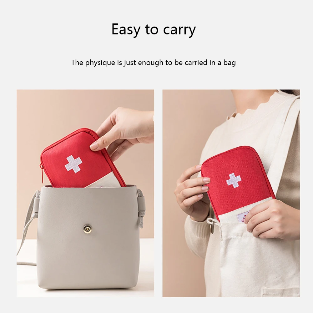 Mini Travel Medicine Bag Porta - First Aid Bag Kit avaliação e preço