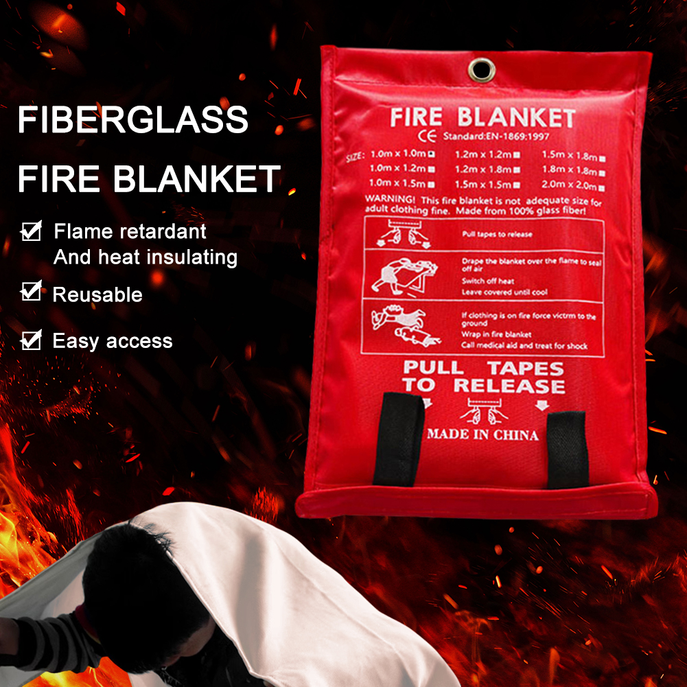 Fire Blanket Fiberglass Fire B - Fire Blanket Kitchen avaliação e preço