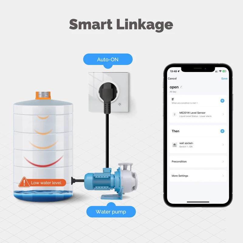 MOES Tuya WiFi/ZigBee Smart Wa - Water Alarm Sensor avaliação e preço