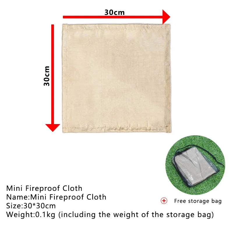 Outdoor Camping Fireproof Clot - Fire Blanket Kitchen avaliação e preço