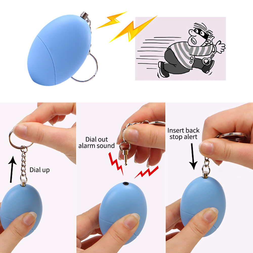 1PCS Self Defense Alarm 100dB  - Personal Alarm Keychain avaliação e preço
