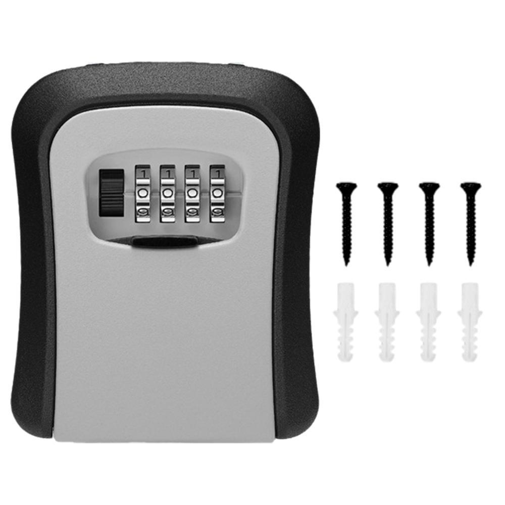 Wall Mount Key Lock Box 4 Digi - Lockbox Key Secure avaliação e preço