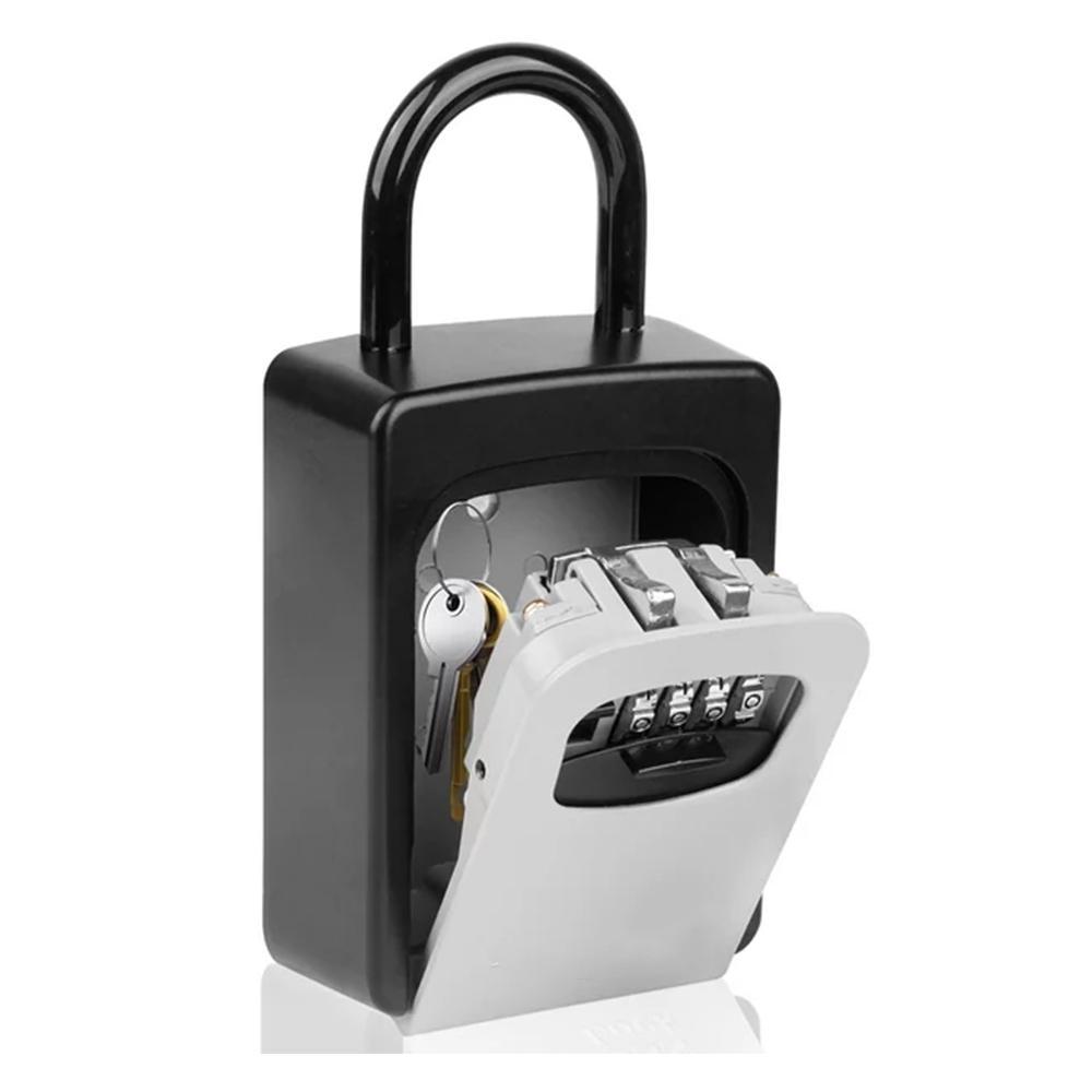 Wall Mount Key Lock Box 4 Digi - Lockbox Key Secure avaliação e preço