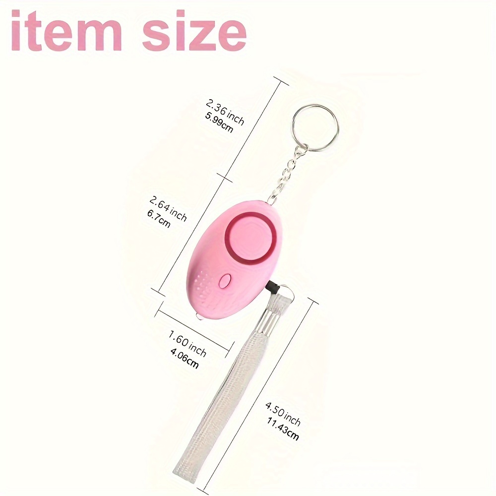 130dB Personal Safety Alarm wi - Personal Alarm Keychain avaliação e preço