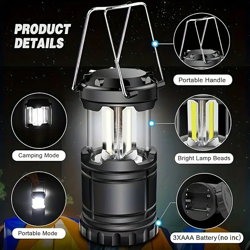 LED Camping Lantern Portable B - Power Outage Light avaliação e preço
