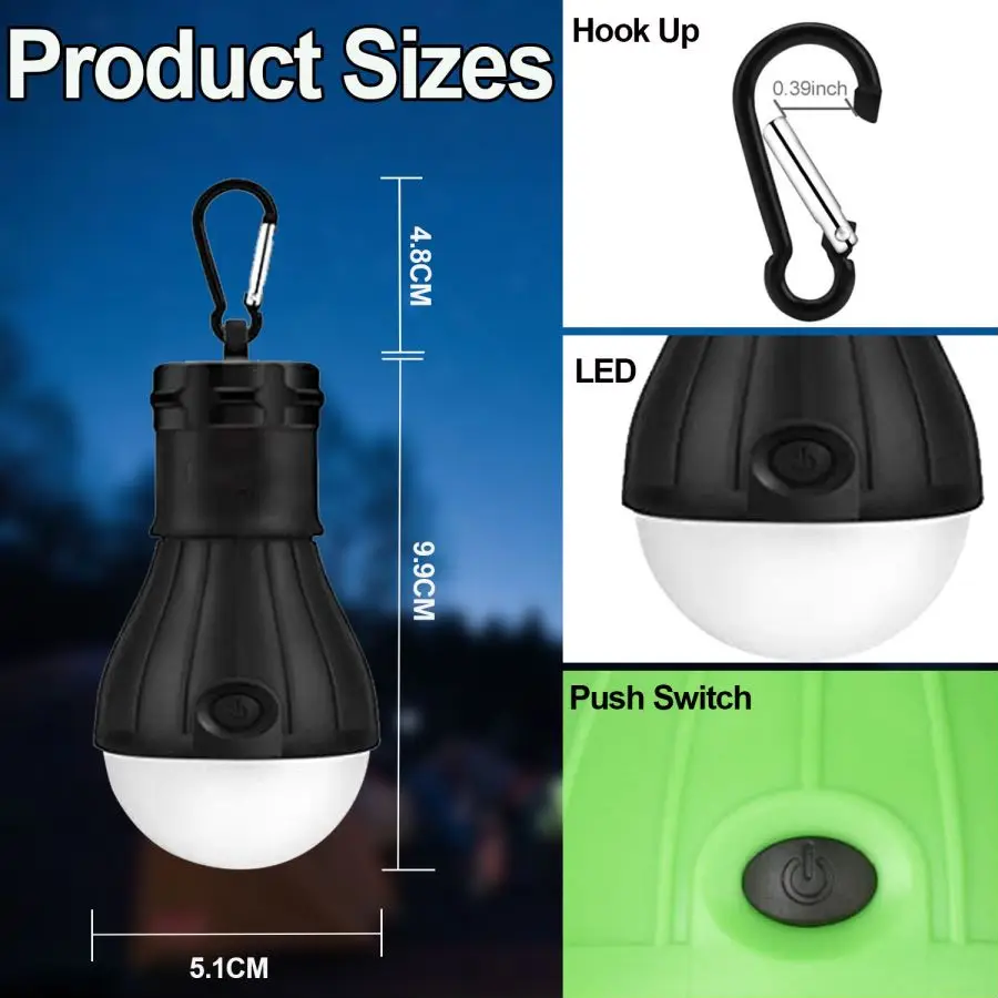LED Camping Lights Tent Lamp P - Power Outage Light avaliação e preço