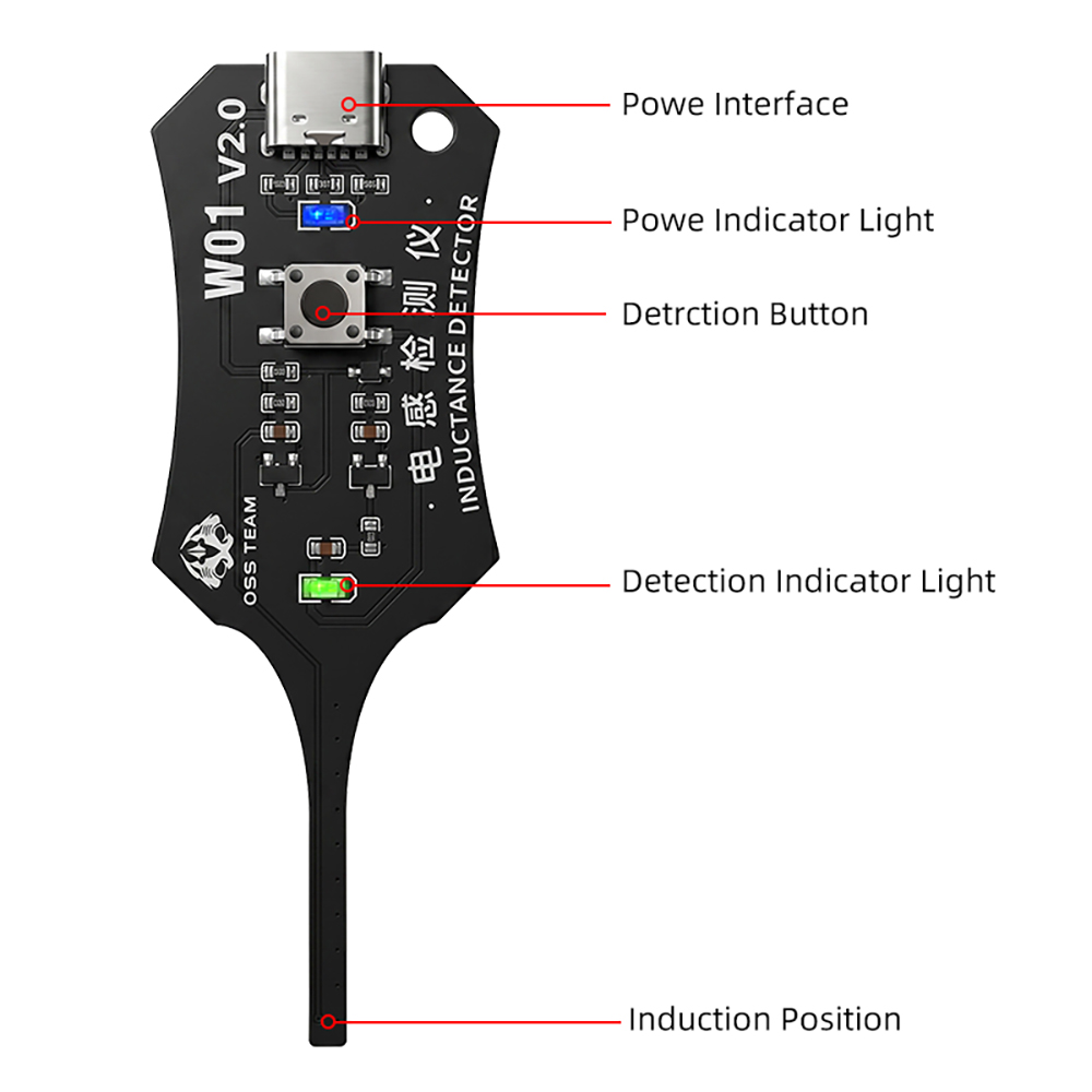 W01 Inductor Detector Tool Mot - Co Detector Plug avaliação e preço