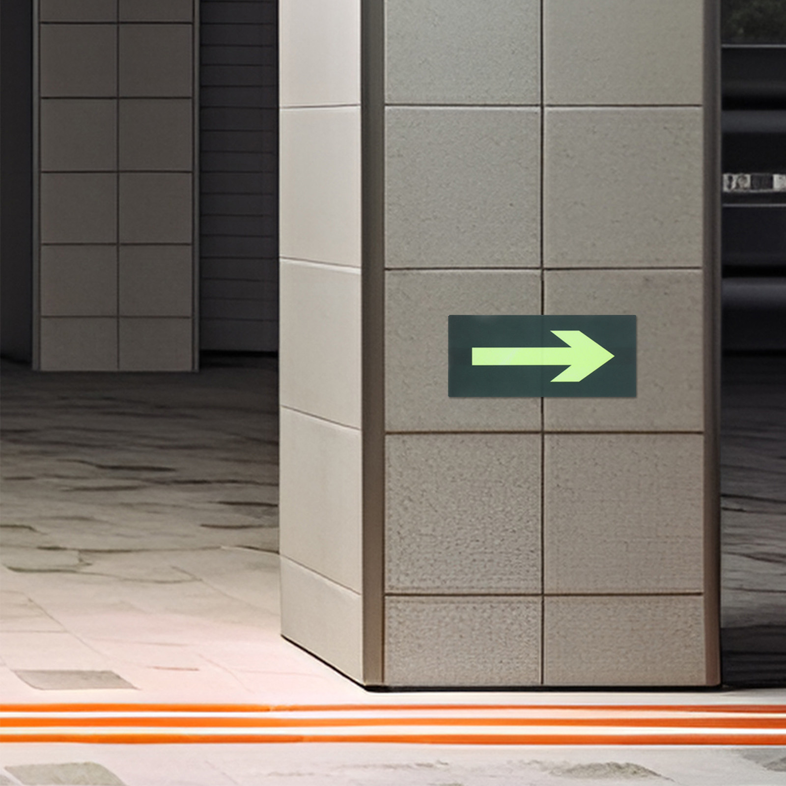 8Pcs Photoluminescent Waterpro - Emergency Exit Sign avaliação e preço