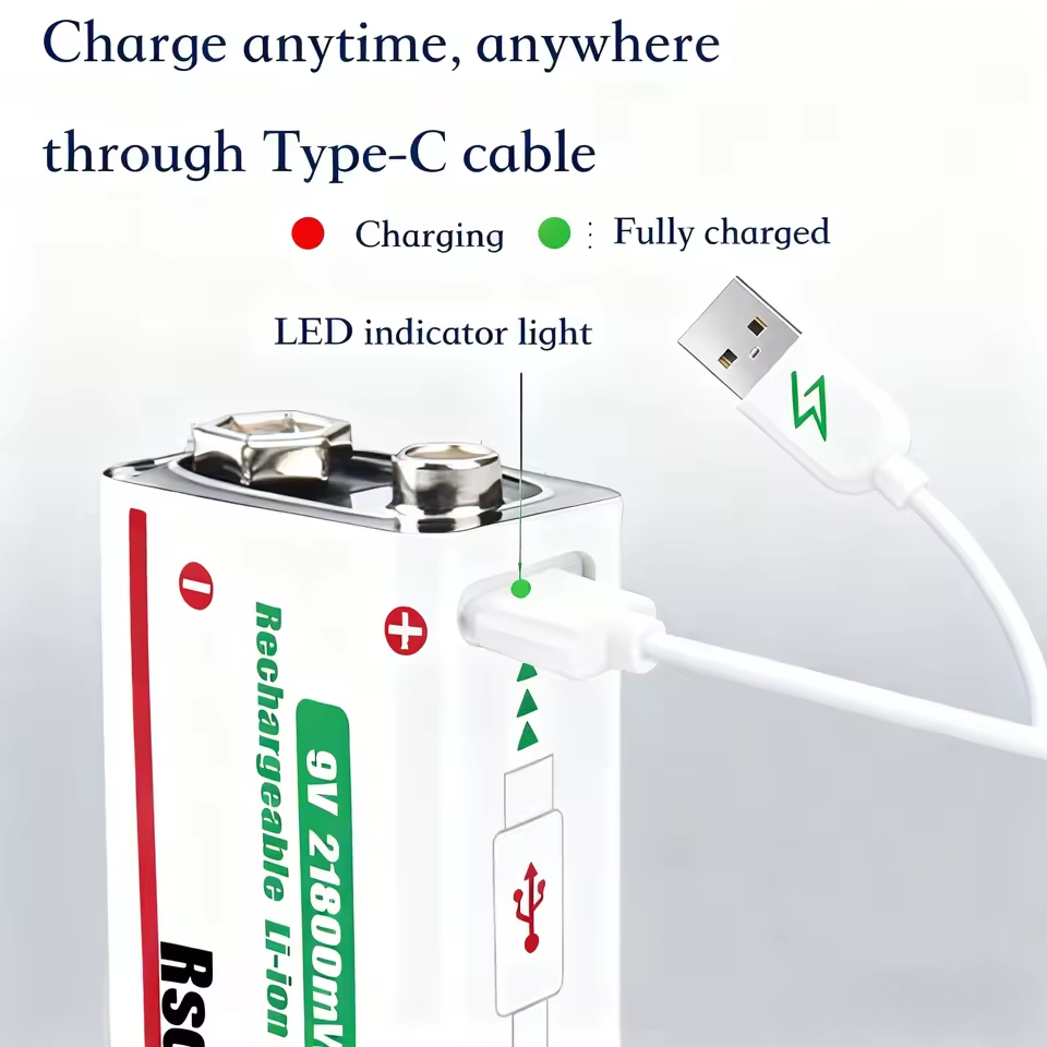 9V 21800mWh Rechargeable Lithi - Smoke Detector Interconnected avaliação e preço