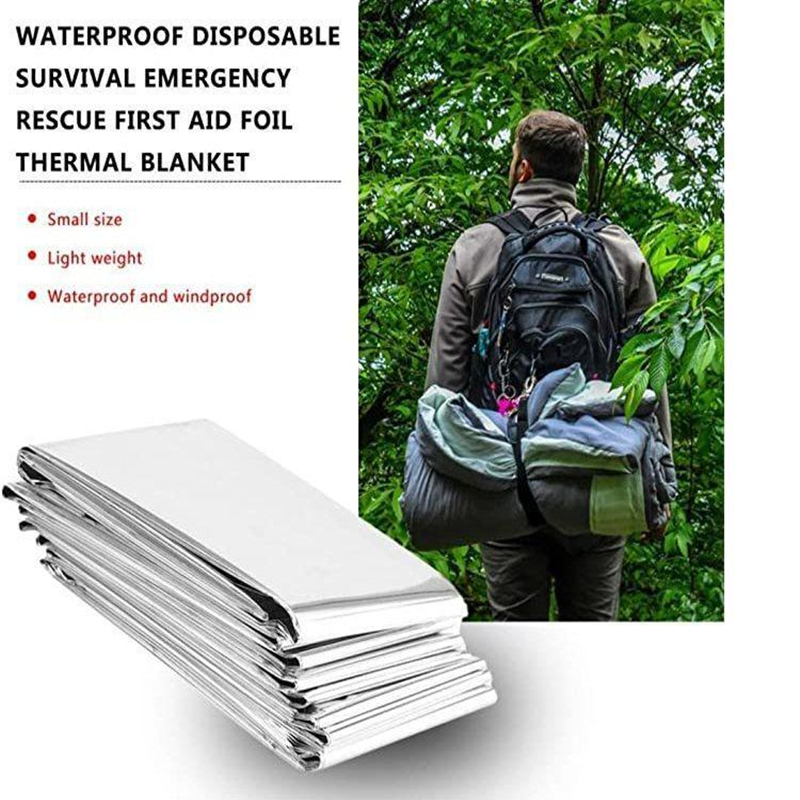 Emergent Blanket Mylar Thermal - First Aid Bag Kit avaliação e preço