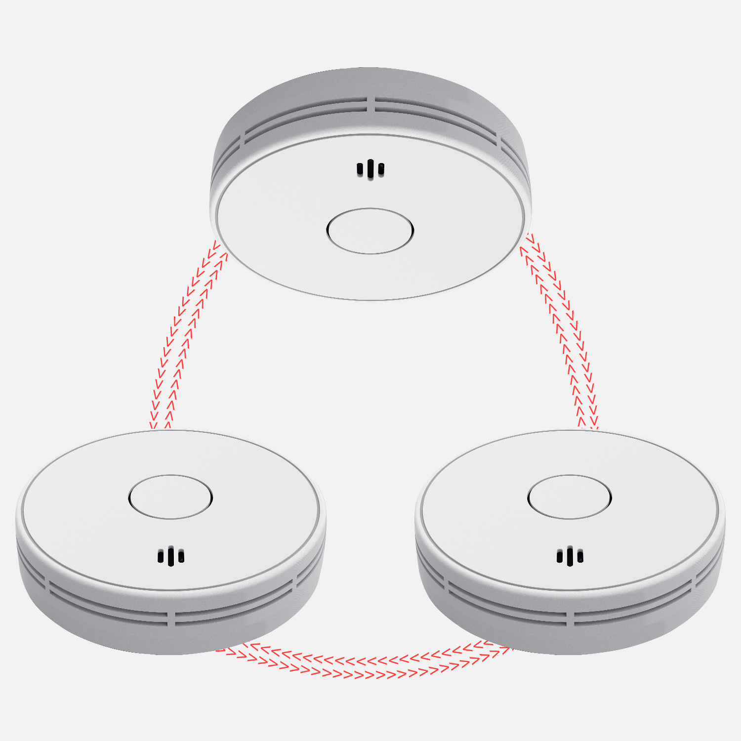 Wireless Interlinked Smoke Ala - Smoke Detector Interconnected avaliação e preço