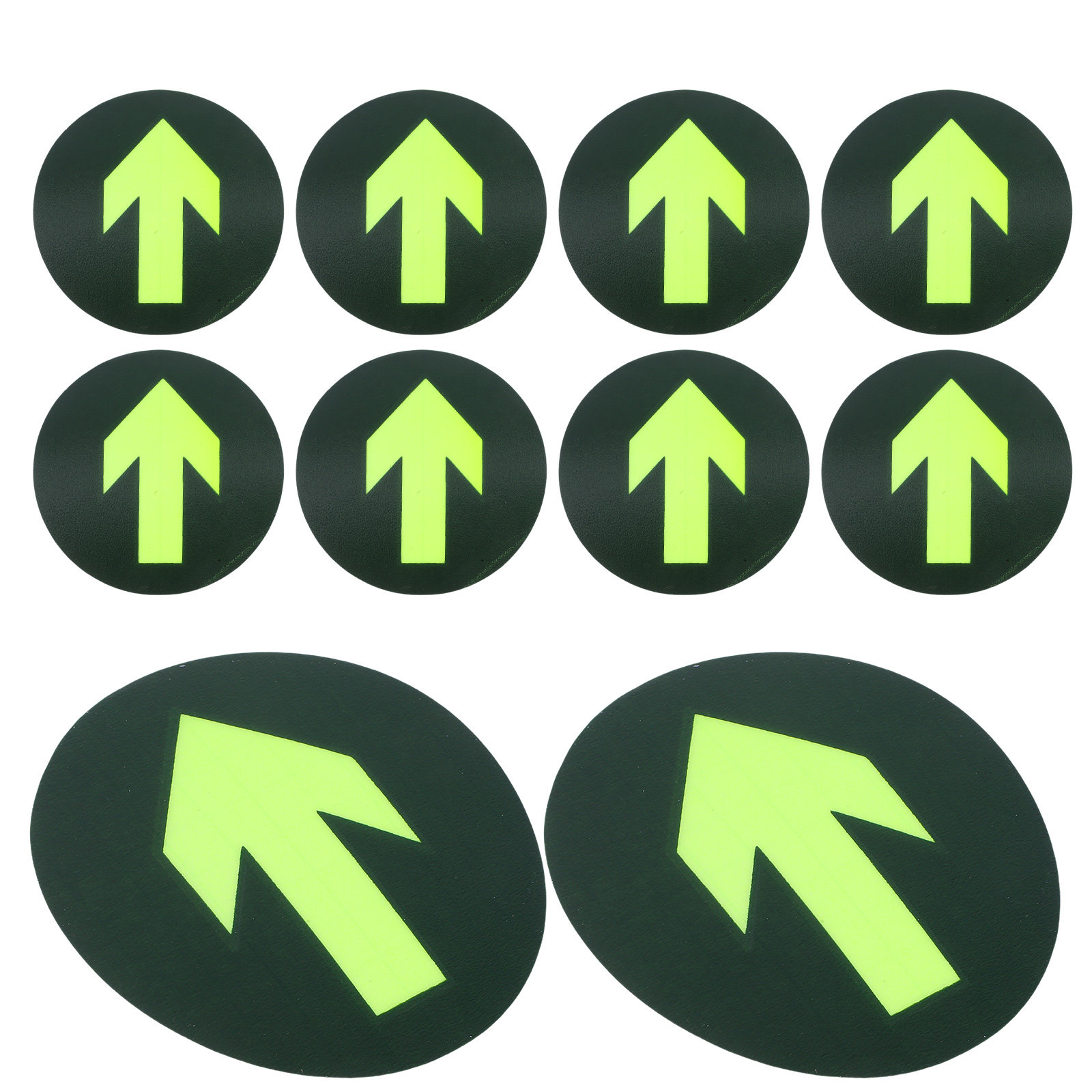 10Pcs Safety Floor Sticker Glo - Emergency Exit Sign avaliação e preço