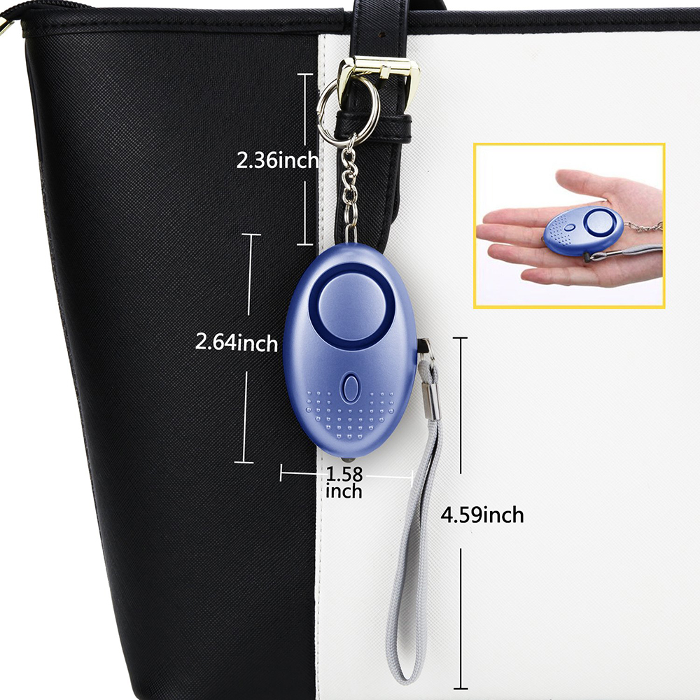 130DB Siren Song LED Portable  - Personal Alarm Keychain avaliação e preço