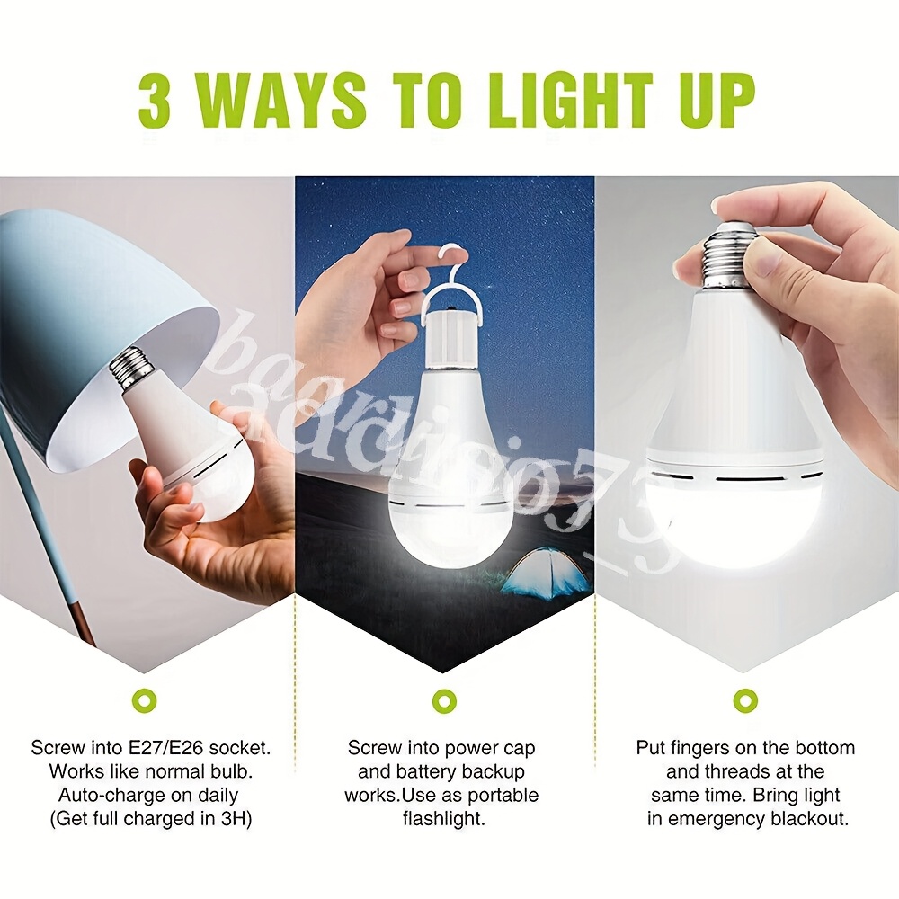 Emergency Light Bulb for Power - Power Outage Light avaliação e preço