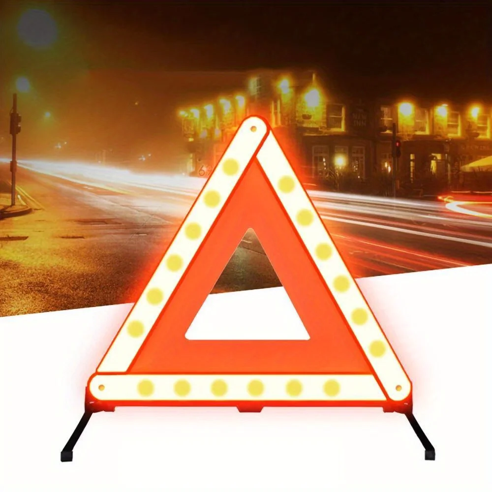 Car Triangle Reflective Tripod - Emergency Exit Sign avaliação e preço