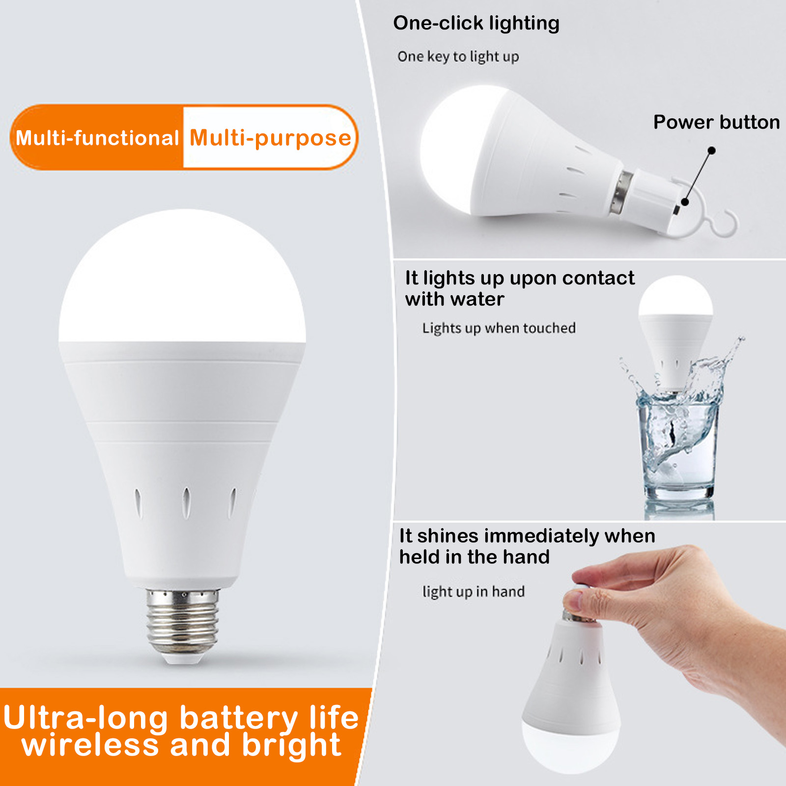 12W Rechargeable LED Emergency - Power Outage Light avaliação e preço