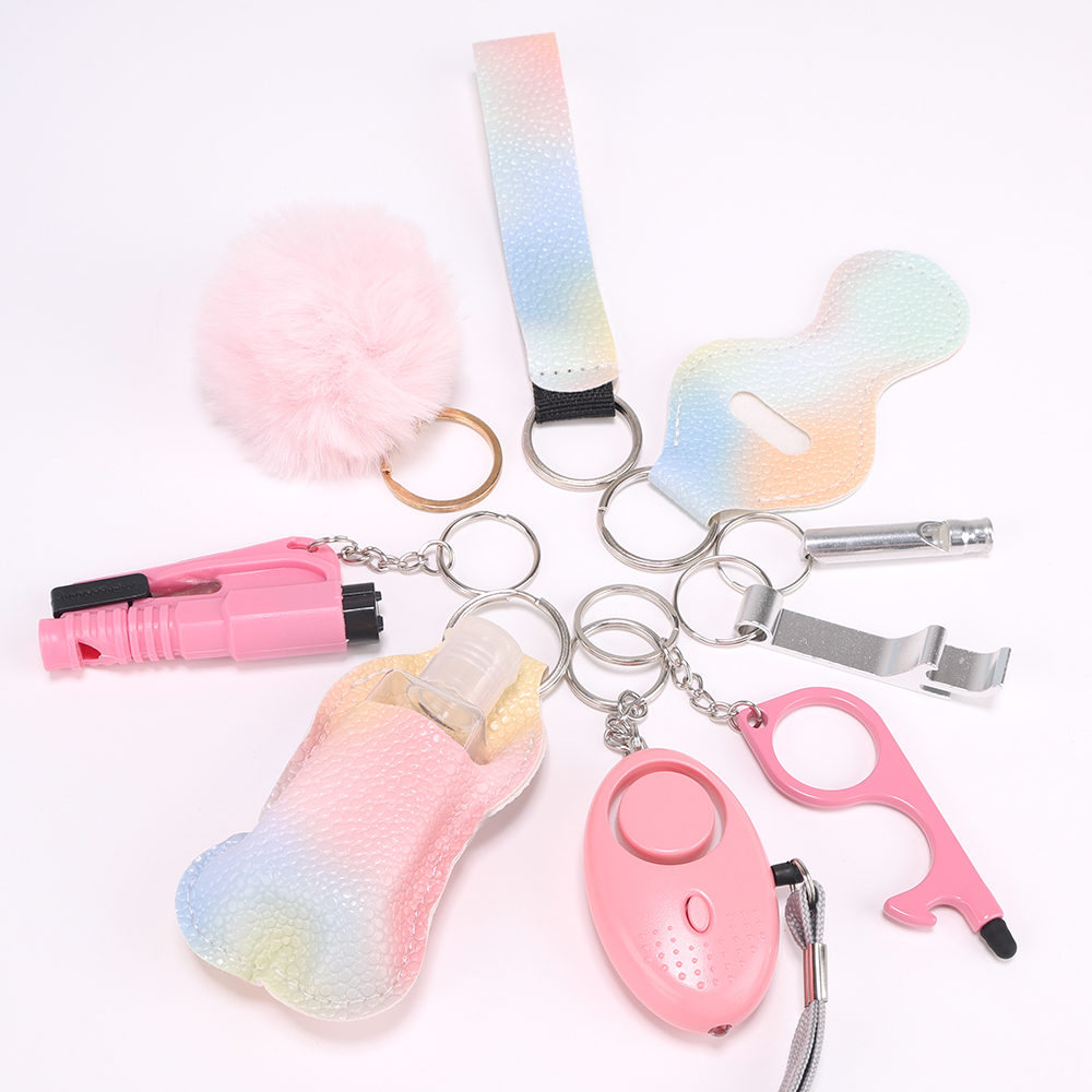 Safety Keychain Full Set For W - Personal Alarm Keychain avaliação e preço