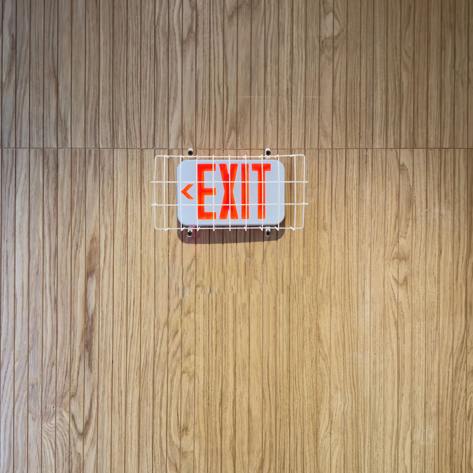 Exit Sign Wire Guard Stainless - Emergency Exit Sign avaliação e preço