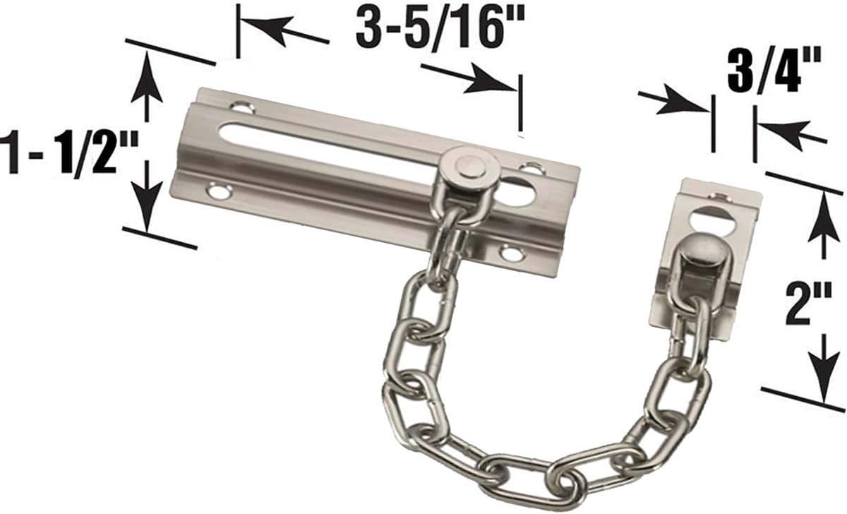 4PCS Door Chain Guard Security - Security Chain Door avaliação e preço