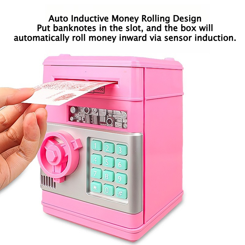 Creative Kids Piggy Bank Autom - Lockbox Key Secure avaliação e preço
