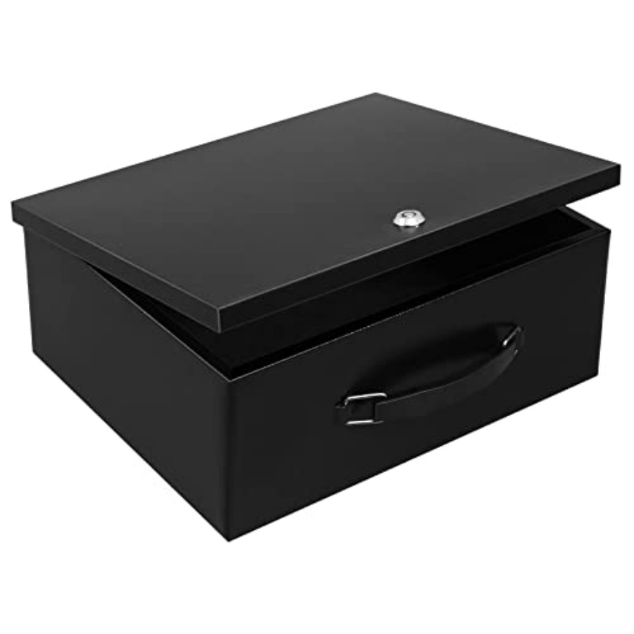 Portable Metal Safe Box with K - Fire Safe Document avaliação e preço